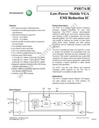 P1817BF-08SR Datasheet Cover