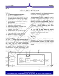 P1819BF-08TT Datasheet Cover