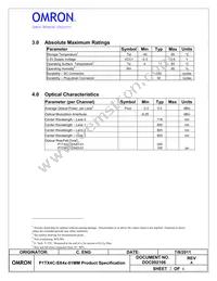 P1TX4C-SX4D-01MM-DC Datasheet Page 2