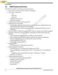 P2040NXN7MMC Datasheet Page 6