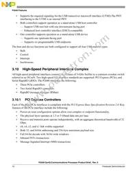 P2040NXN7MMC Datasheet Page 12