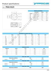 P22/13/I-3C91 Datasheet Cover