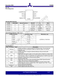 P2560BF-08SR Datasheet Page 2