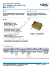 P278HE102M480A Datasheet Cover