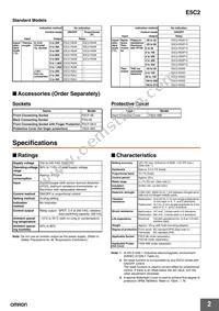 P2CF-08-E Datasheet Page 2