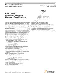 P3041NXE7PNC Datasheet Cover