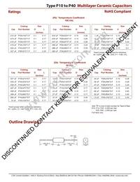 P30U474M5-F Datasheet Page 3