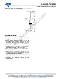 P4KE550A-E3/73 Datasheet Page 3