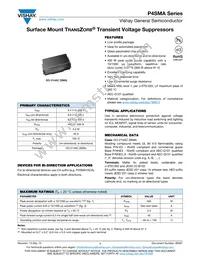 P4SMA300CAHE3/61 Datasheet Cover