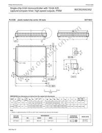 P80C552IBA/08 Datasheet Page 21