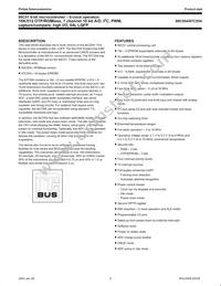 P80C554SFBD Datasheet Page 2
