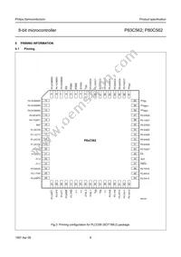 P80C562EBA/02 Datasheet Page 6