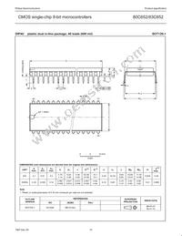 P80C652EBA/04 Datasheet Page 19