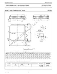 P80C652EBA/04 Datasheet Page 20