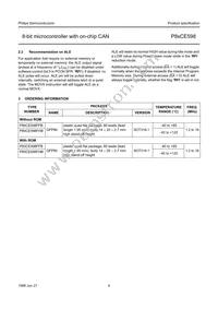 P80CE598FFB/00 Datasheet Page 4