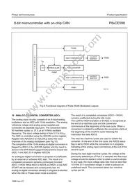 P80CE598FFB/00 Datasheet Page 19