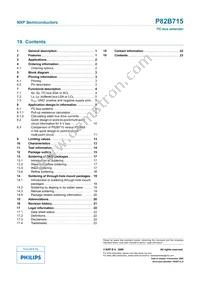 P82B715PN Datasheet Page 23