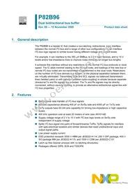 P82B96TD/S911 Datasheet Cover