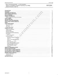 P87C554SFAA Datasheet Page 2