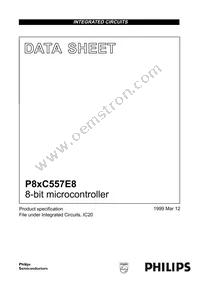 P87C557E8EFB/01 Datasheet Cover