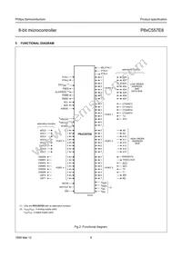 P87C557E8EFB/01 Datasheet Page 6