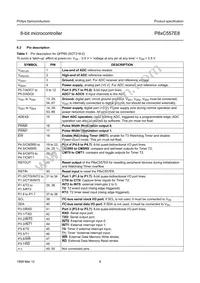 P87C557E8EFB/01 Datasheet Page 8