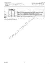 P87C654X2FA Datasheet Page 7