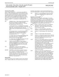 P87LPC760BDH Datasheet Page 16