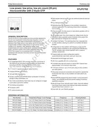 P87LPC762FN Datasheet Page 4