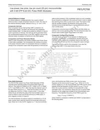 P87LPC768FN Datasheet Page 17