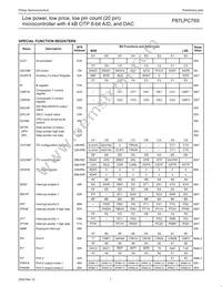 P87LPC769HD Datasheet Page 10