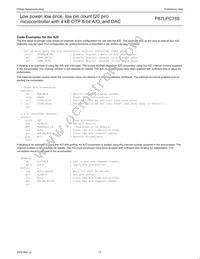 P87LPC769HD Datasheet Page 15