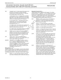 P87LPC769HD Datasheet Page 22