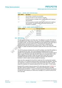 P87LPC778FDH Datasheet Page 14