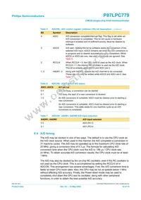 P87LPC779FDH Datasheet Page 14