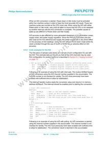 P87LPC779FDH Datasheet Page 16