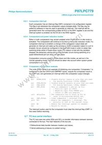 P87LPC779FDH Datasheet Page 20