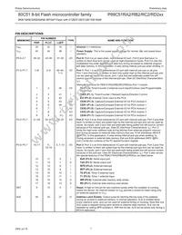 P89C51RC2BN/01 Datasheet Page 7