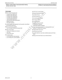 P89C58X2BA/00 Datasheet Page 3