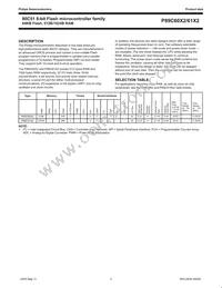 P89C61X2BBD/00 Datasheet Page 2