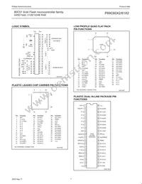 P89C61X2BBD/00 Datasheet Page 7