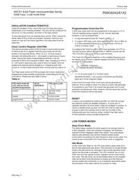 P89C61X2BBD/00 Datasheet Page 19