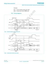 P89C669FA-S Datasheet Page 22