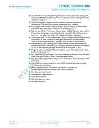 P89LPC908FD Datasheet Page 2