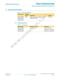 P89LPC908FD Datasheet Page 3
