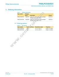 P89LPC9311FDH Datasheet Page 3