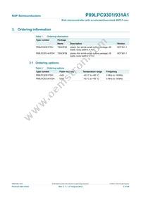 P89LPC931A1FDH Datasheet Page 3