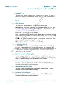 P89LPC9321FA Datasheet Page 21