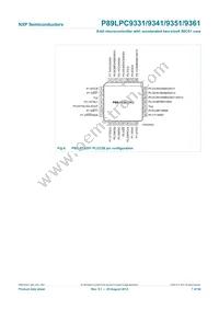 P89LPC9351FA Datasheet Page 7