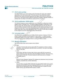 P89LPC938FHN Datasheet Page 21